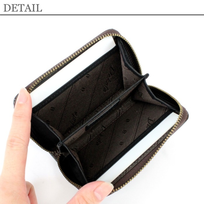 Dakota ダコタ メンズ 小銭入れ コインケース グレイン 二室 仕切り 有 カード入れ black label ダコタブラックレーベル 0620074 木目 ブランド エンボス 