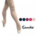 【サンシャ】KT004A バレエレッグウォーマー 65（踵穴タイプ）|バレエボトムス|バレエウォームアップ