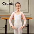 【サンシャ】76AI0003P 子供・ジュニア用 アームカバー（バレエトップス）長袖|バレエトップス|バレエウォームアップ