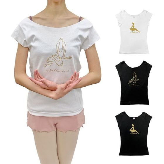 バレエトップス バレエ トップス 大人 長袖 Vネック ウエスト巻き フィット