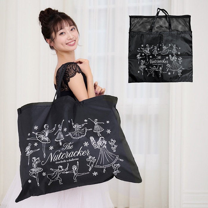 くるみ３点おまとめ⭐︎バレエバッグ、バレエキーホルダー、シルクドレス itscorbeille ballet × イーバレリーナ】バレエ 衣装バッグ「くるみ
