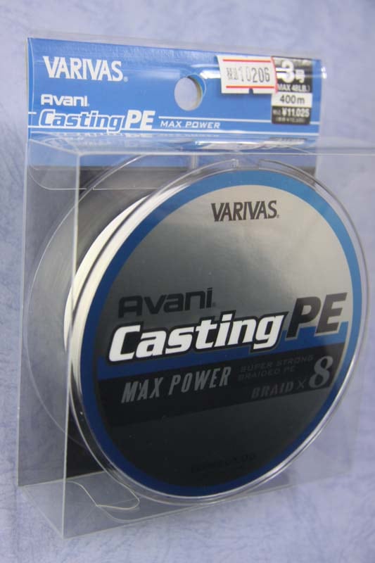 バリバス　アバニ　キャスティングPE 12号　400m 400m 12号 キャスティングPE MAXパワー X8 1個 VARIVAS 【通販モノタロウ】