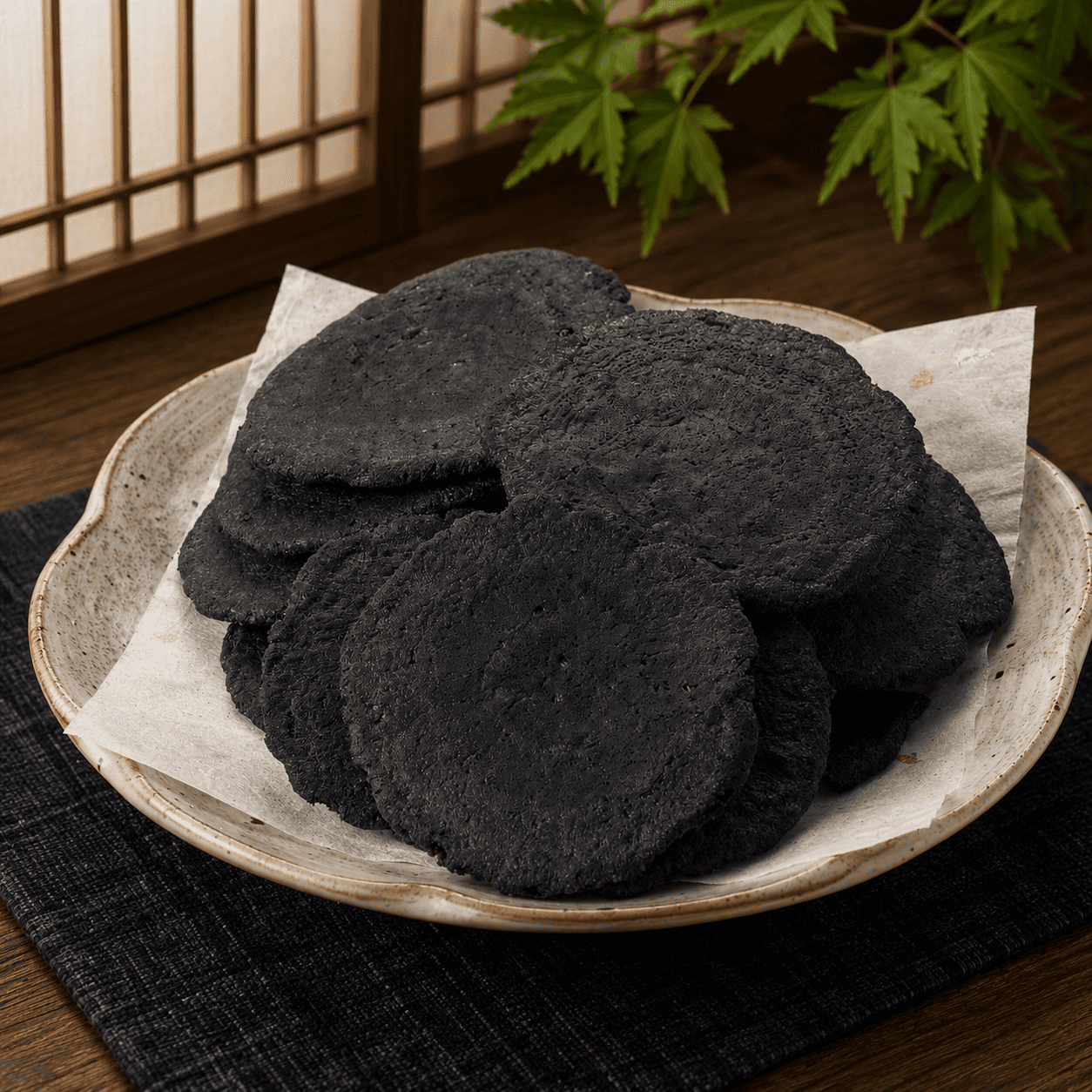 ◇いかすみせんべい