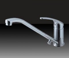 ミズタニバルブ　キッチン用台付シングルレバー混合栓（寒）　MKZ535MMXDAHE