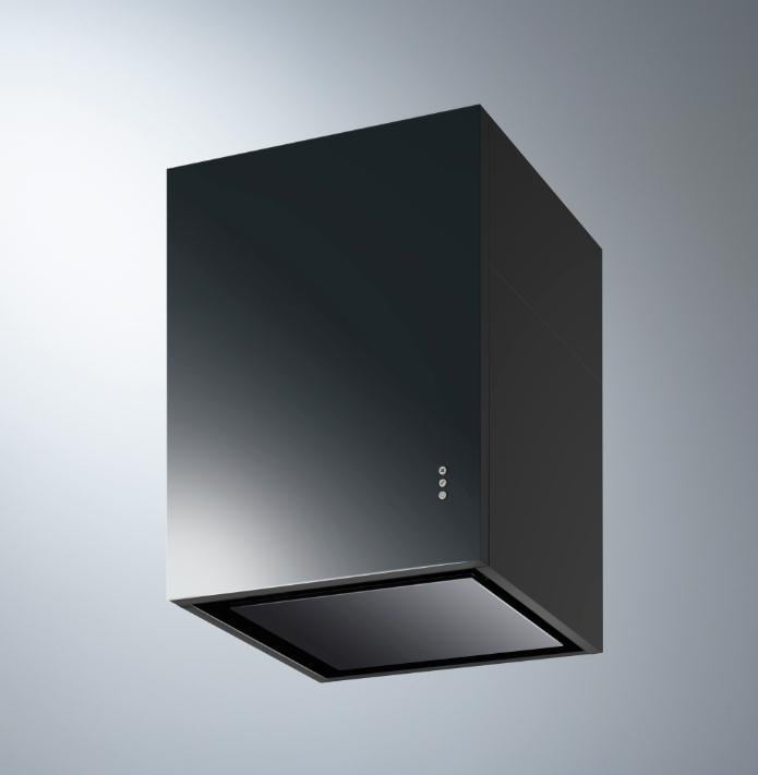 富士工業　デザインフード　LT:7 間口:450 総高さ:600 色:BK　XAI-3A-4516BK