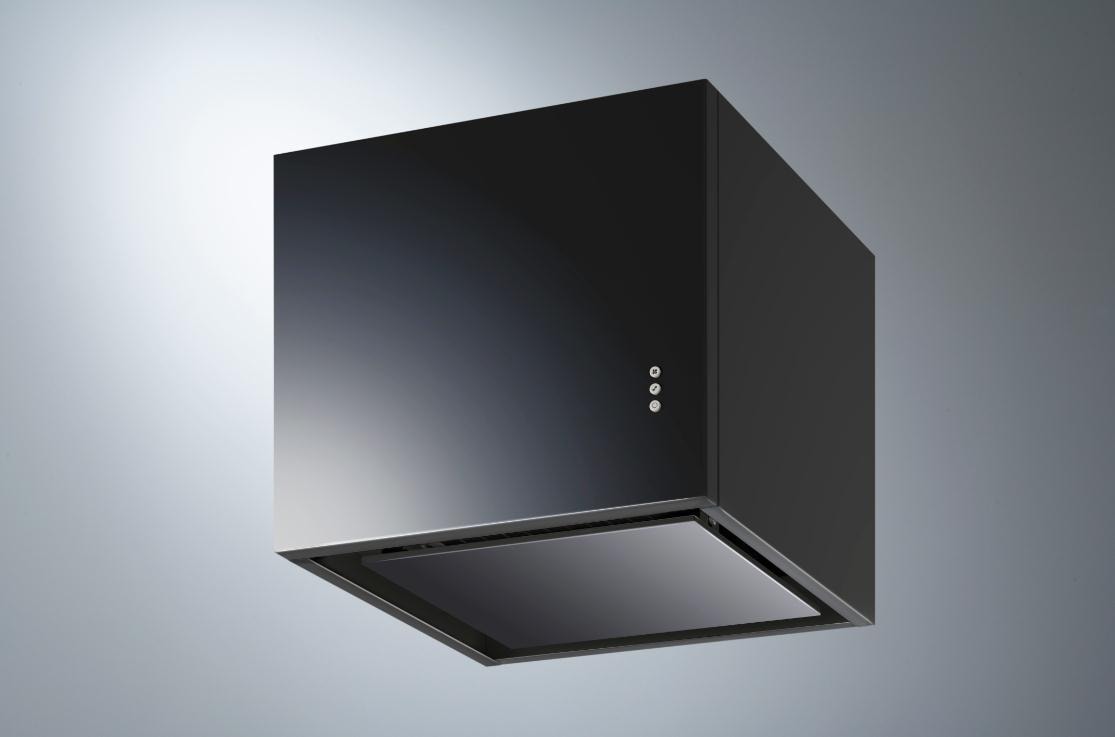 富士工業　デザインフード　LT:7 間口:600 総高さ:400 色:BK　XAI-3A-6014BK