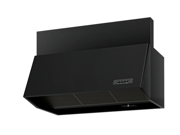 ブーツ型レンジフードW900ブラック WAS90AK W900×H600×D595（生産終了