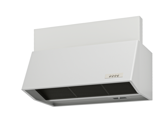 ブーツ型レンジフードW900ホワイト WAS90AW　W900×H600×D595（生産終了につき受注受付は12/18まで）