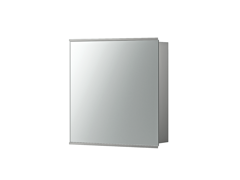 ミラー収納 MRC4501S 一面鏡 W450×H472×D112　ステンレスキャビネット