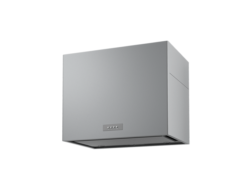 ボックス型レンジフード W750 シルバー 壁用 整流版付き 横幕板1枚付き WMS-753AMSI-H600　W750×D500×H600