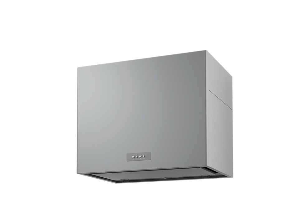 ボックス型レンジフード W750 シルバー 天井用 整流版付き 横幕板2枚付き WMS-753AMSI-H600-IL　W750×D530×H600