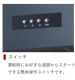 ペニンシュラボックス型レンジフードW600×D530 ブラック WMS601AK-PN　W600×H600/500×D530＋(W600用背面パネル　横幕板1枚付)