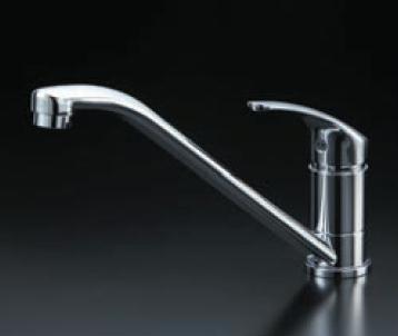 ミズタニバルブ　キッチン用台付シングルレバー混合栓　MKZ535MMXE