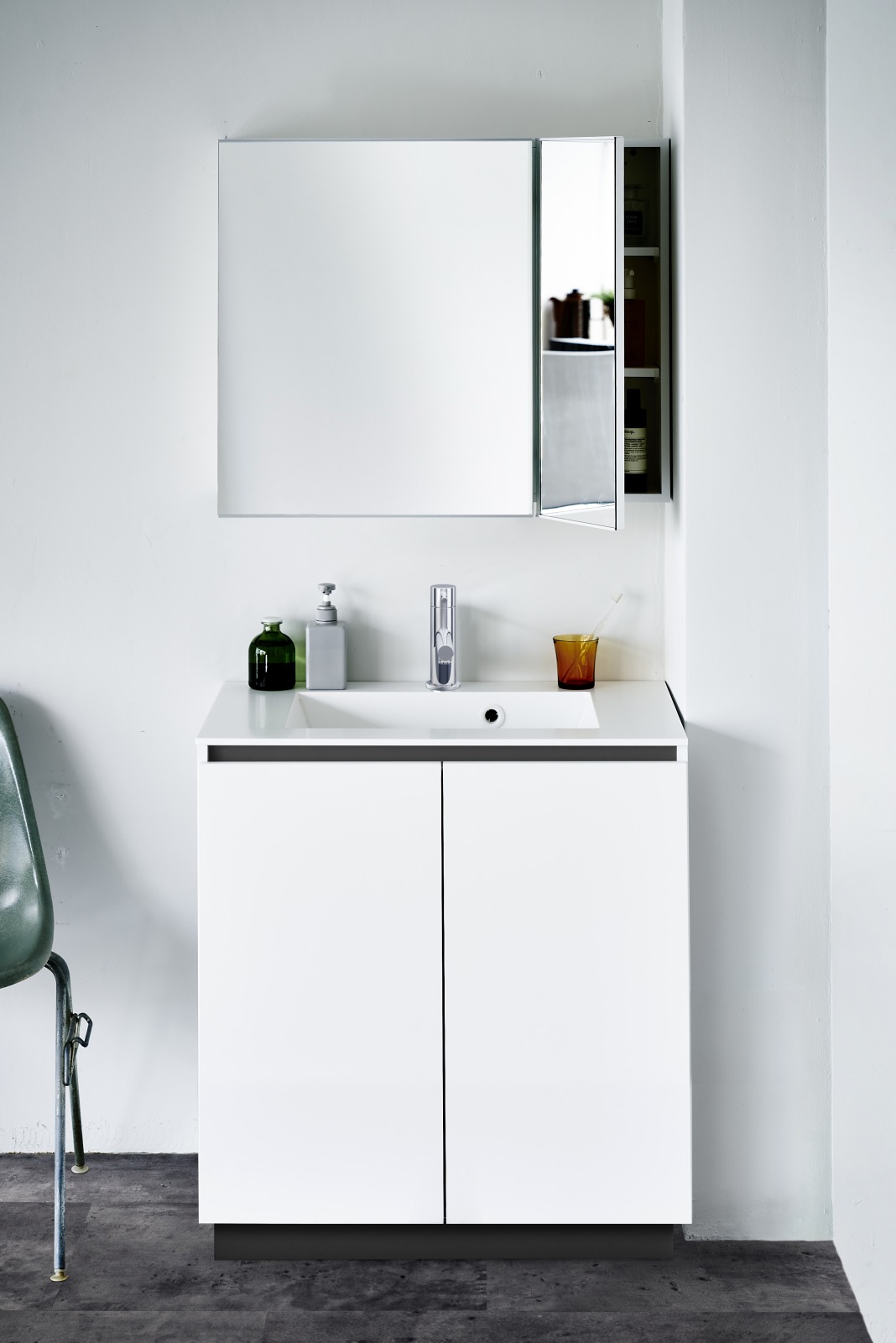 モノクロ Ｚ 洗面 スタンディング W750