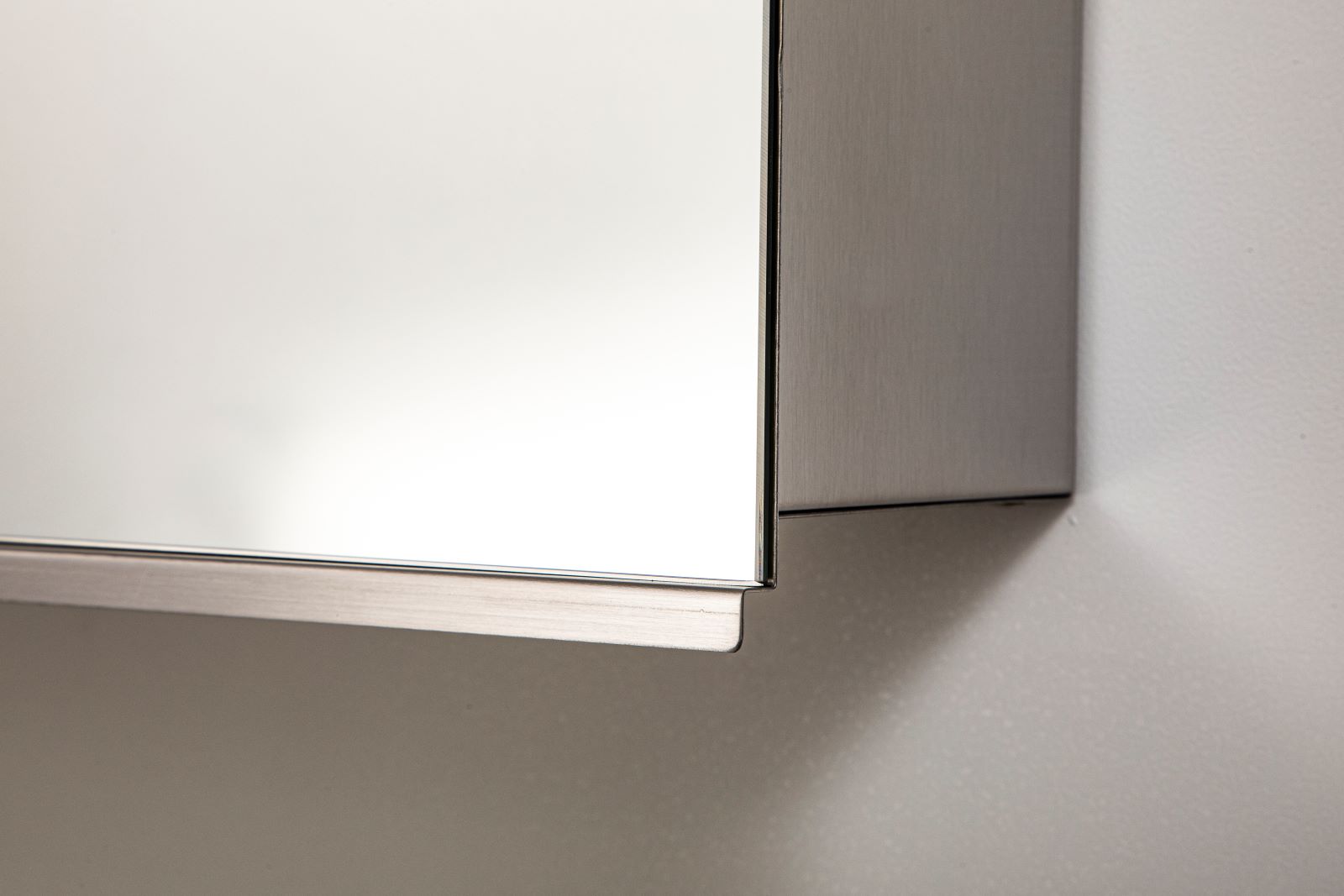 ミラー収納 MRC4501S 一面鏡 W450×H472×D112　ステンレスキャビネット