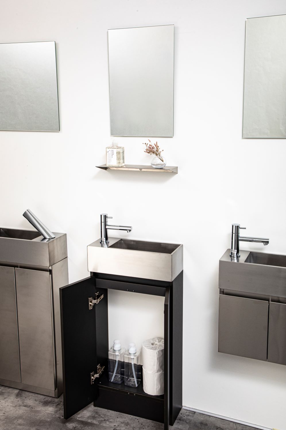 ファインエッジ 手洗い スタンディング W400 右水栓