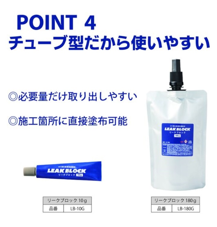 LB-SK 前田シェルサービス UV硬化型漏洩補修材 リークブロック