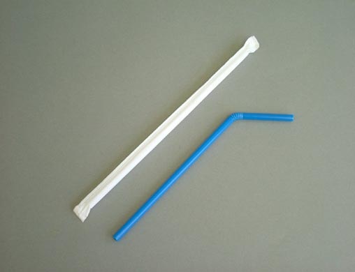 フレックスストロー フレックスストロー 6x210mm 青 袋入り 500本