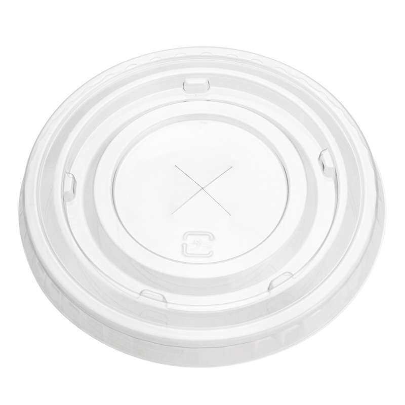 プラスチックカップ蓋 ニュープロマックス 平リッド L-96X（穴付） 100枚