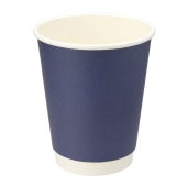 こつぷページ 紙コップ 二重断熱紙コップ 12オンス グレー 口径90mm 25個 : e