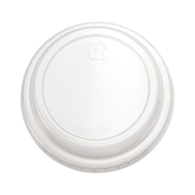 プラスチックカップ蓋 TAPS72TD 72φ用 平ドームリッド 高平蓋 穴