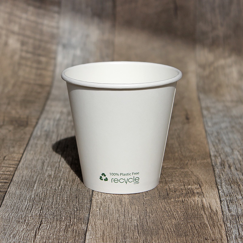 紙コップ プラスチックフリー 9オンス 両面コート 白 90 50個