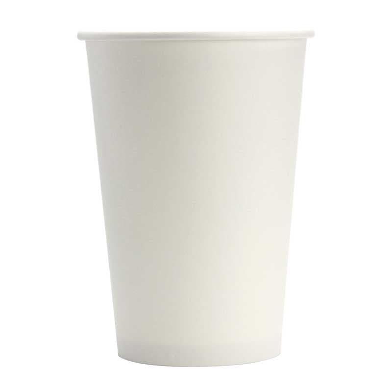 紙コップ 12オンス 厚紙カップ トーカン SMT-400 白無地 口径84.6mm