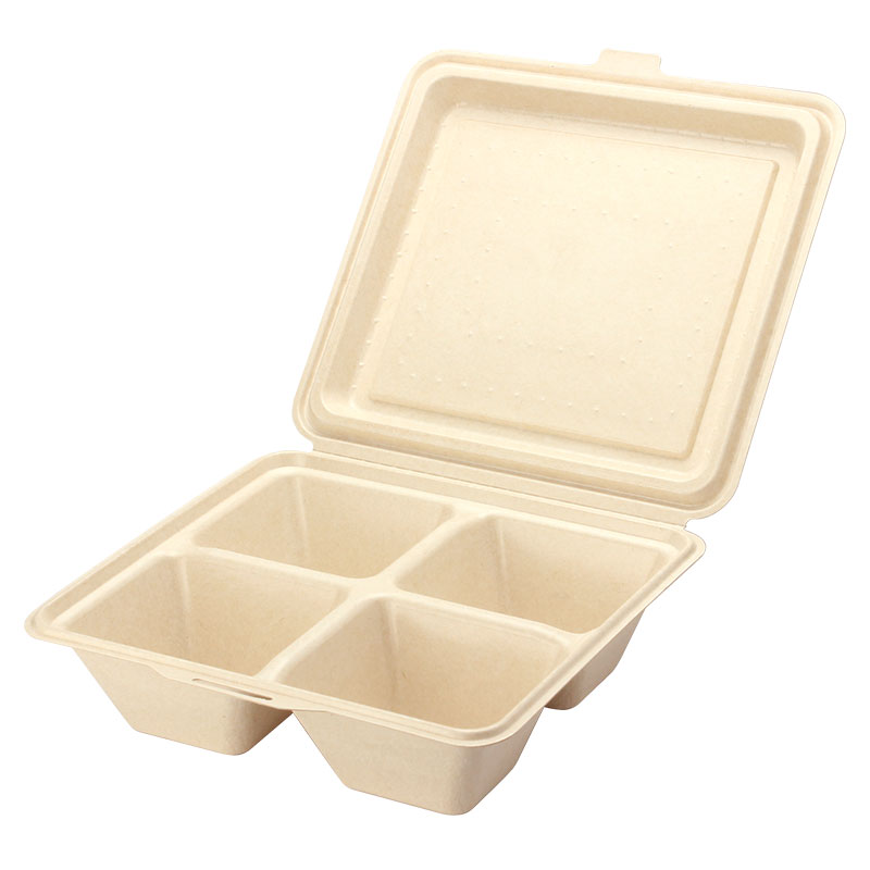 【SUMIさま】使い捨て弁当容器　KM-77ナチュラル本体/蓋セット　300枚 KM-77 本体 - KP PLATEC