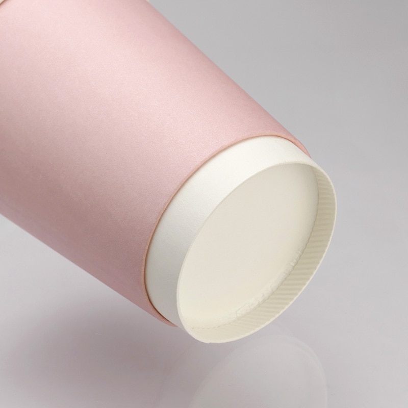 こつぷページ 紙コップ 二重断熱紙コップ 12オンス グレー 口径90mm 25個 : e