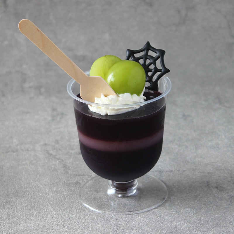 木製角スプーン 小 95mm (個包装) デザートスプーン 100本