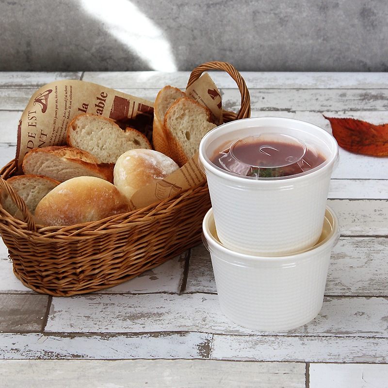 耐熱性 スープカップ SMP-437E テイクアウト用 フードコンテナ 45個