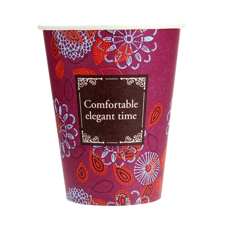 紙コップ 厚紙カップ トーカン SMT-280 エレガントタイム 口径79.6mm 50個