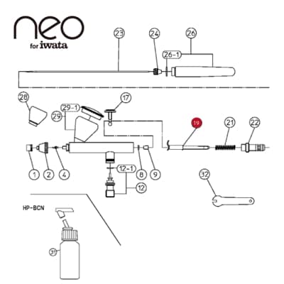 19】ボタン押しニードルチャック HP-BCN / HP-CN | アネスト岩田公式通販