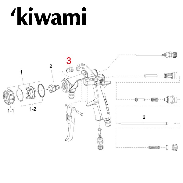 WIDER/KIWAMI ニードル弁パッキンセット 93765610 | アネスト岩田公式通販