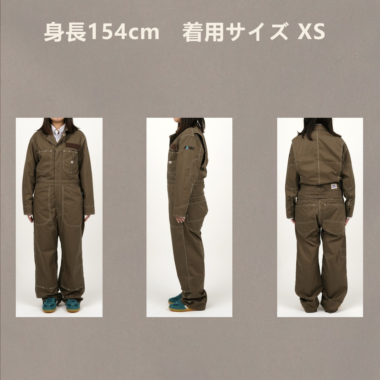 オールインワン ツナギ Lee×アネスト岩田コラボワークウェア