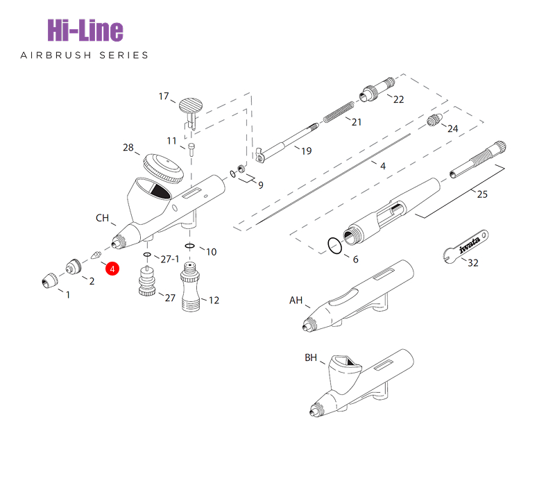 4】ノズル HP-BH / HP-AP / HP-BP | アネスト岩田公式通販