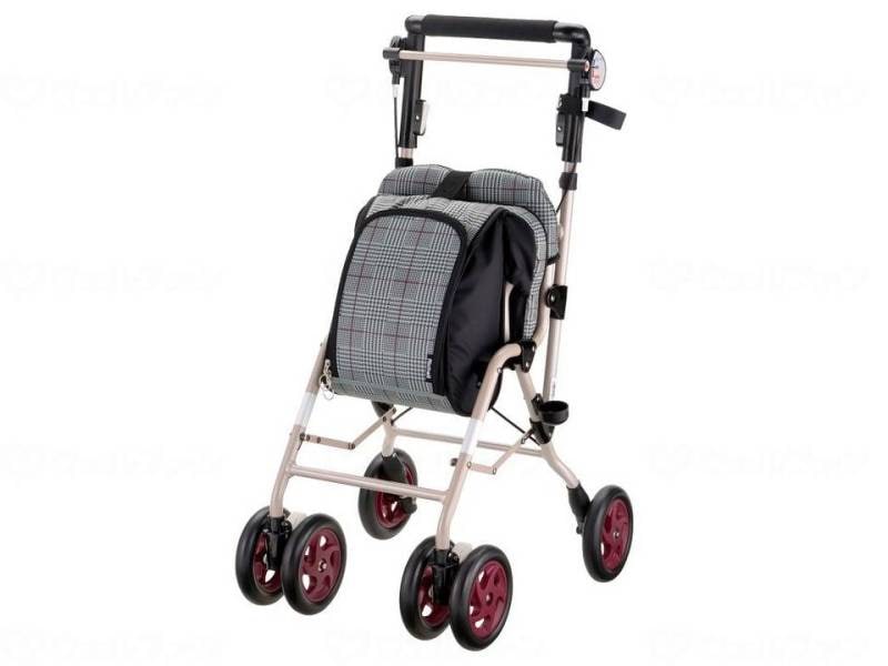 チェック柄クッション付きシルバーカー シルバーカー おしゃれ アルキュート CP-G / 44195 グレン