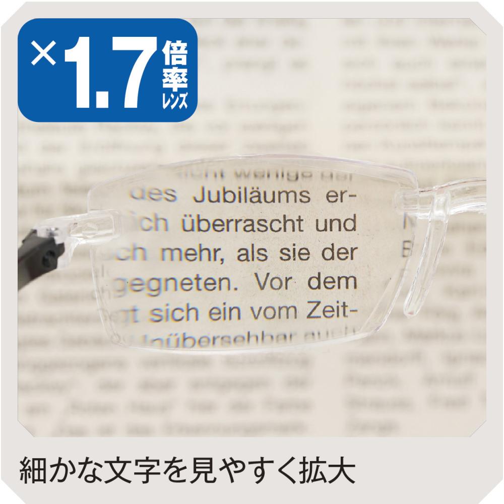 読書やスマホ操作、手芸に便利なメガネ型ルーペ