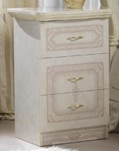 【サルタレッリ/Saltarelli】AM-34W イタリア製 3段ナイトチェスト アマルフィ　アイボリー