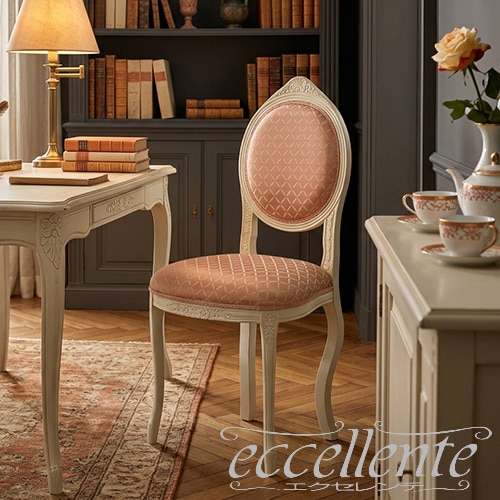 イタリア製 ドールチェア オーバリーナ アイボリー仕上げ／Marianne｜Doll Chair - Ovalina, Ivory Finish / Marianne｜GP-46WF