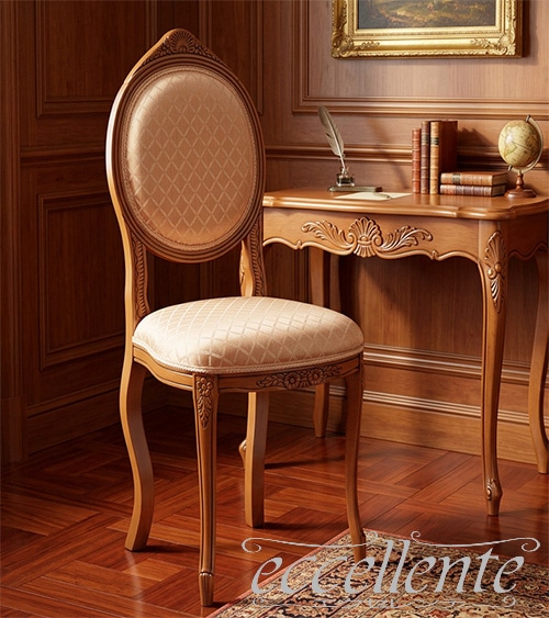 イタリア製 ドールチェア オーバリーナ ウォールナット仕上げ／Marianne｜Doll Chair - Ovalina, Walnut Finish / Marianne｜GP-46F3