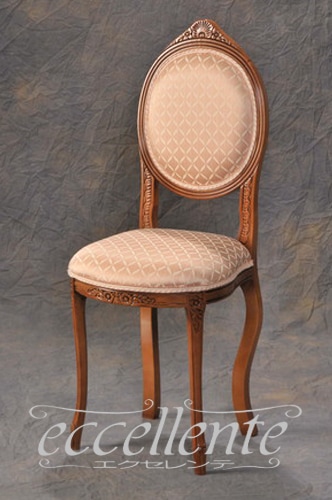 GP-46F3 イタリア製 ドールチェア オーバリーナ ウォールナット仕上げ/Marianne