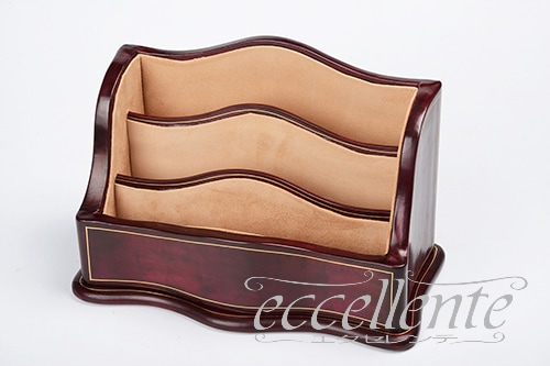 VP-0326BO イタリア製 革製ペーパーホルダー Bordeaux