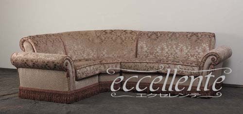 CS-TOPAVAL,CS-TOPAVCO,CS-TOPAV2R イタリア製 4シートコーナーソファ　トパッツィオ　バイオレット  4seat corner sofa Topazio/Violet