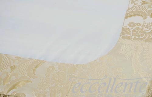 ベッドスカート ボックス／Elegance Beige大柄（F967.01）｜YA-BSSBF5B