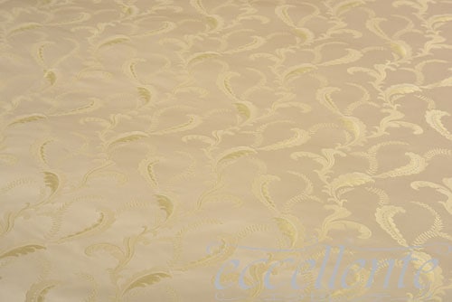 ベッドカバー 1面R／Elegance Beigeリーフ柄（F968.01）｜YA-BCS1RF5FV