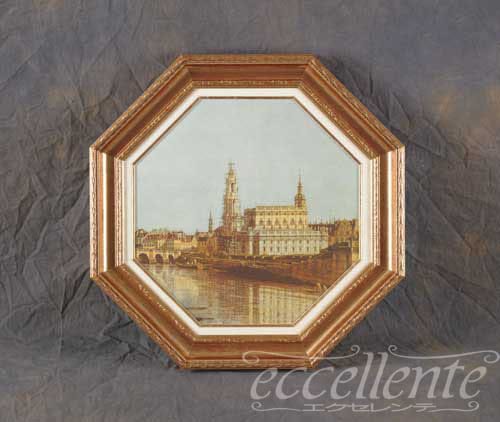 Q615903771A イタリア製 額絵小 City of Germany Palace