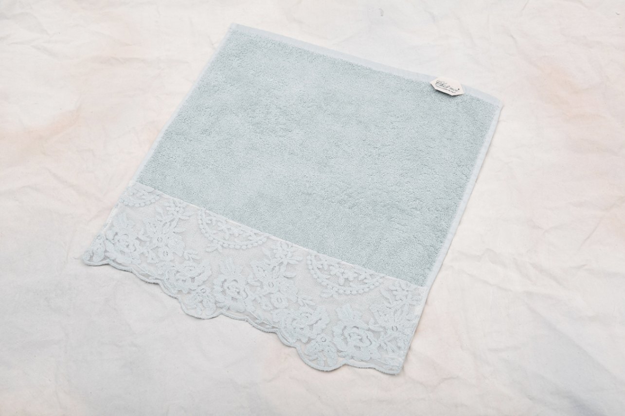 CH-T3076VBS イタリア製ハンドタオル　Versailles/ライトブルー<br>Hand towel / Versailles Light blue