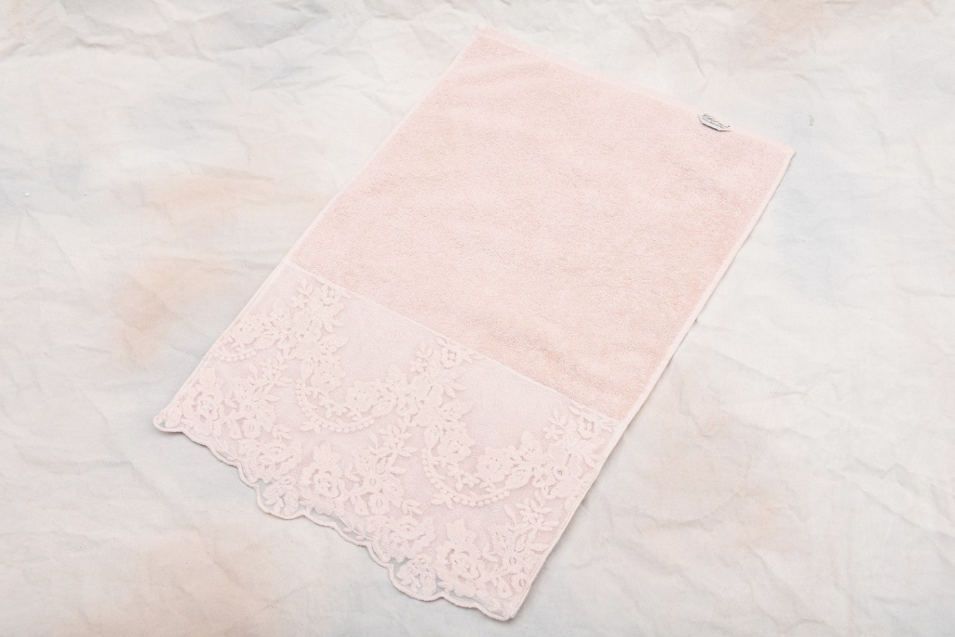 CH-T3073VPM イタリア製 フェイスタオル　Versailles/ピンク<br>Face towel / Versailles Pink
