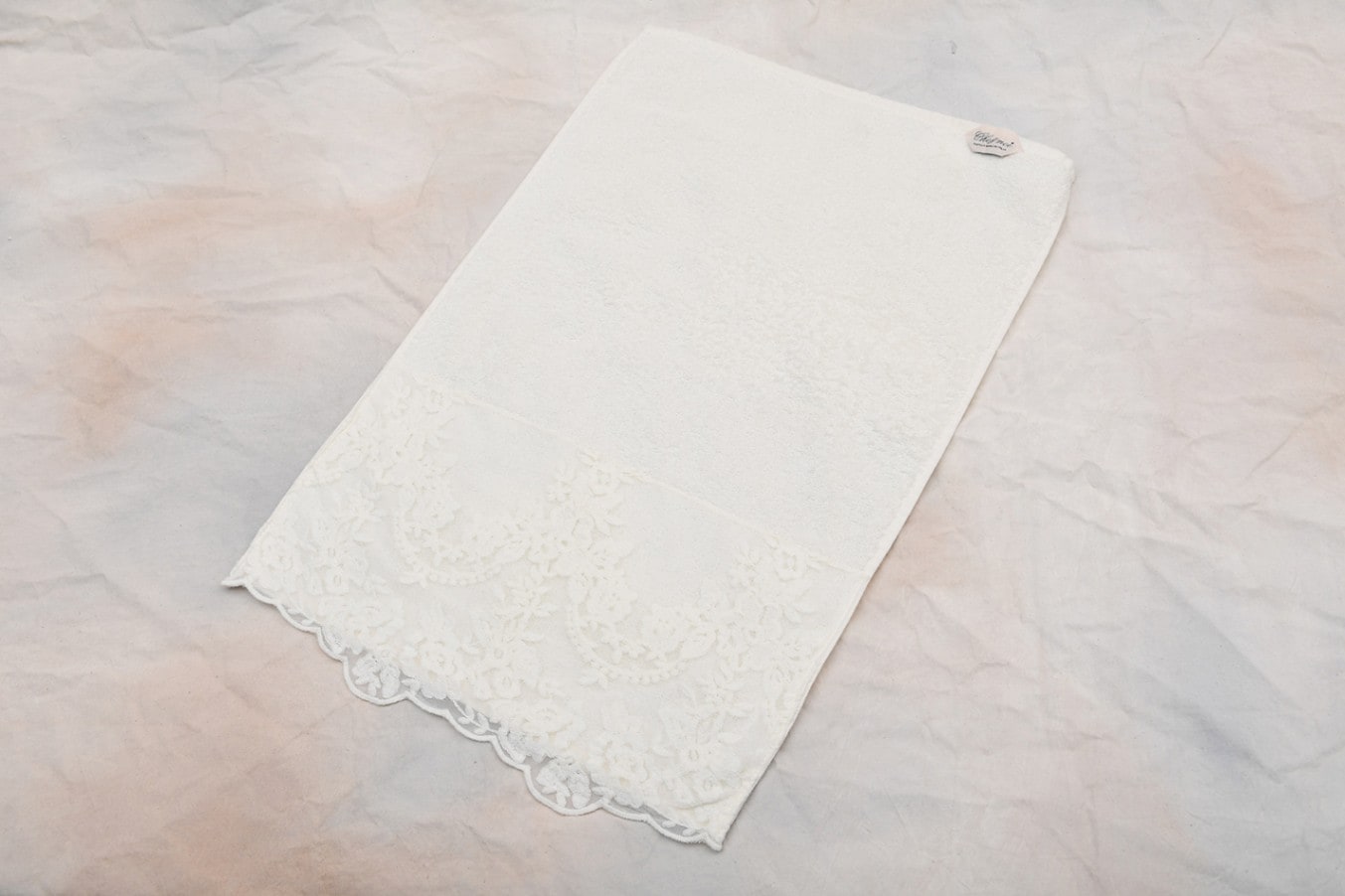 CH-T3073VIM イタリア製 フェイスタオル　Versailles/アイボリー<br>Face towel / Versailles Ivory